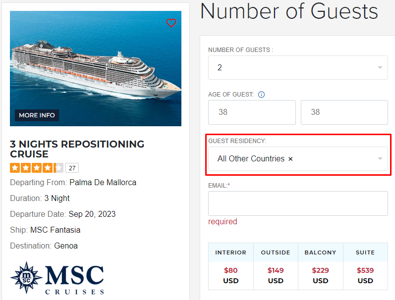 cheap cruise