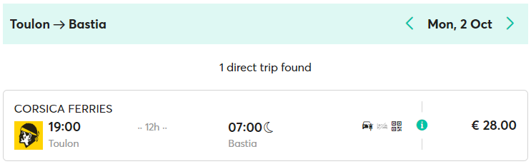 cheap ferry
