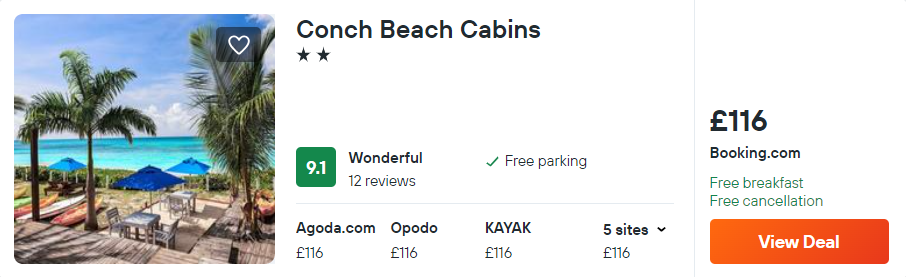 Conch Beach Cabins
