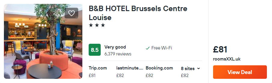 B&B HOTEL Brussels Centre Louise