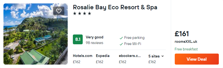 Rosalie Bay Eco Resort & Spa