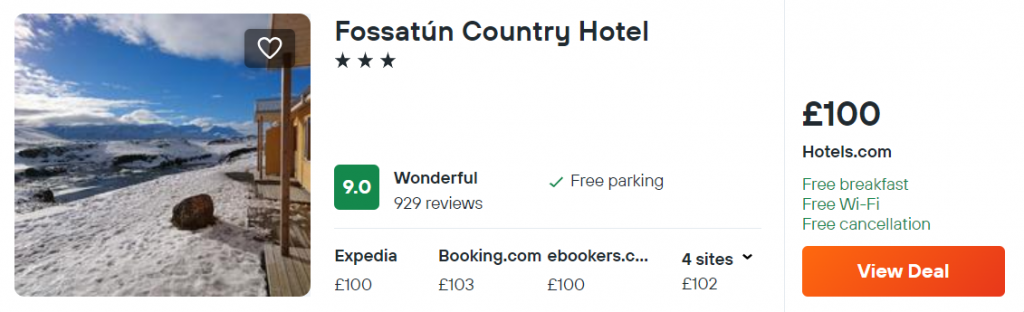 Fossatún Country Hotel