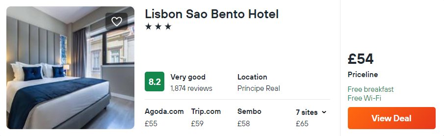 Lisbon Sao Bento Hotel