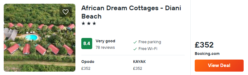 African Dream Cottages - Diani Beach