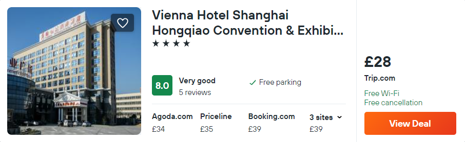 Vienna Hotel Shanghai Hongqiao Convention & Exhibition Center