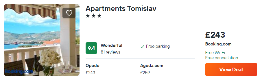 Apartments Tomislav