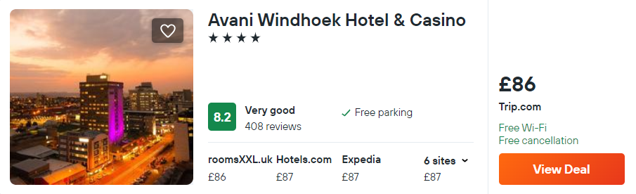 Avani Windhoek Hotel & Casino