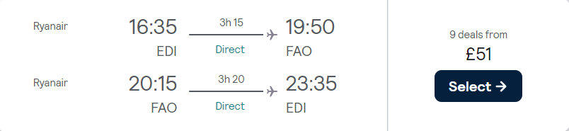 cheap flights to Portugal