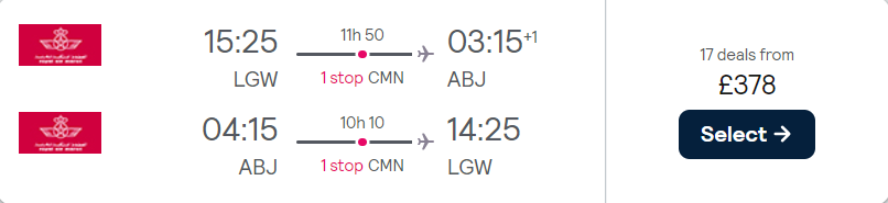 cheap flights to Ivory Coast