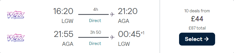 cheap flights to Morocco