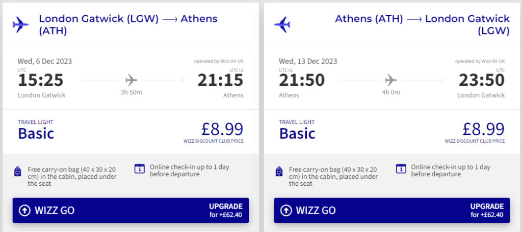 cheap flights to Greece