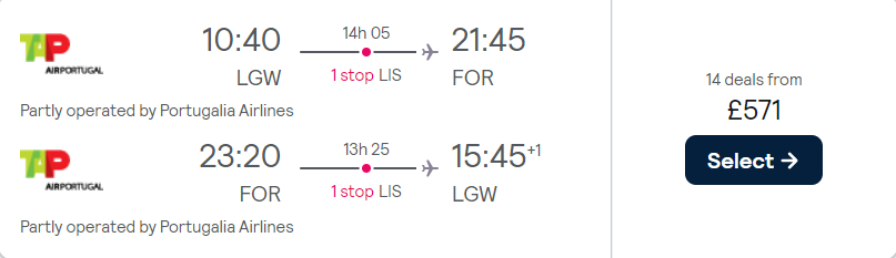 cheap flights to Brazil