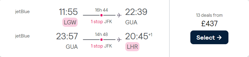 cheap flights to Guatemala