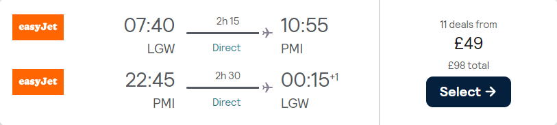 cheap flights to Spain