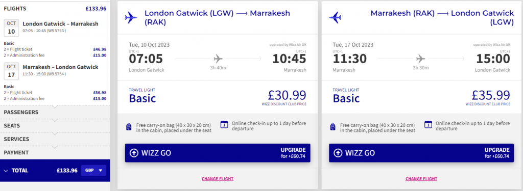 cheap flights to Morocco