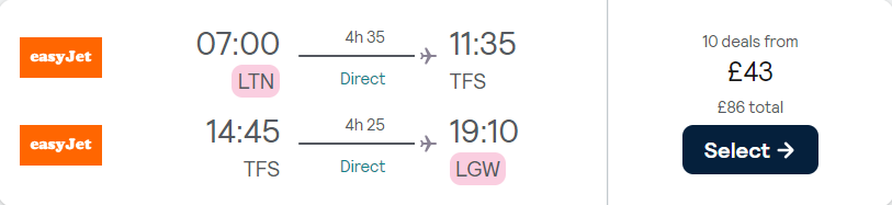 cheap flights to Spain