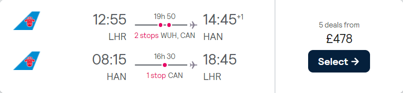 cheap flights to Vietnam
