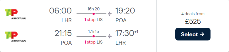 cheap flights to Brazil