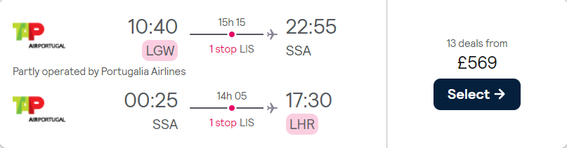 cheap flights to Brazil