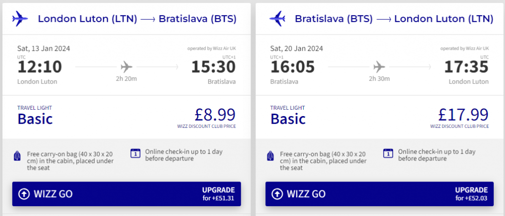 cheap flights to Slovakia