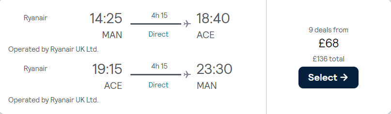 cheap flights to Spain