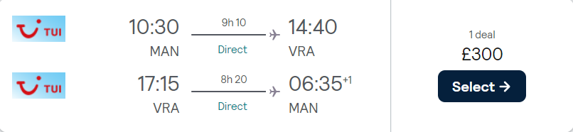 cheap flights TUI