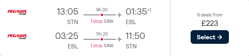 cheap flights to Iraq
