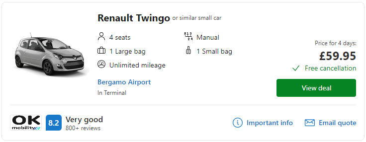 cheap car