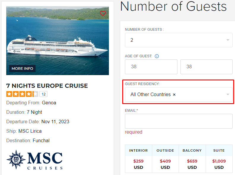 cheap cruise