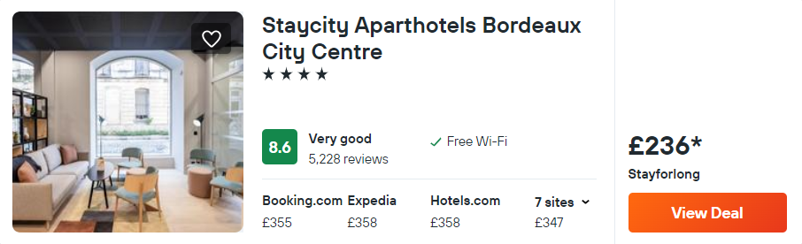 Staycity Aparthotels Bordeaux City Centre