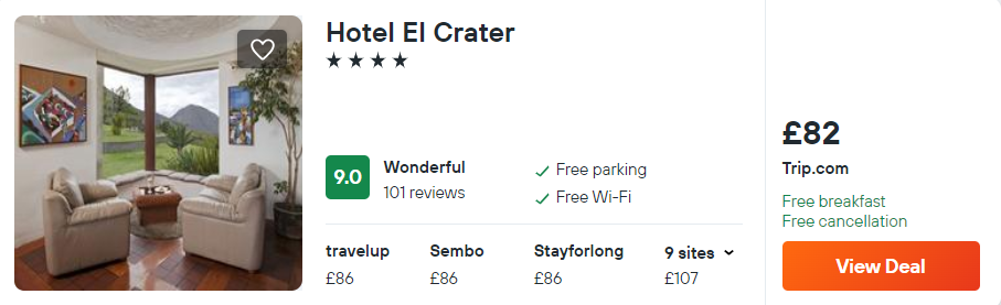 Hotel El Crater