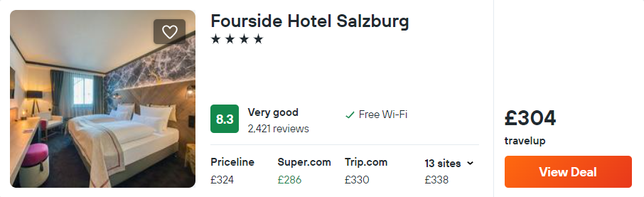 Fourside Hotel Salzburg