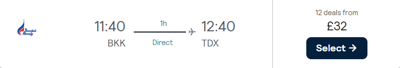 cheap flights to Thailand