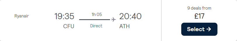 cheap flights to Greece