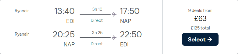 cheap flights to Italy
