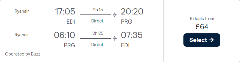 cheap flights to Czechia