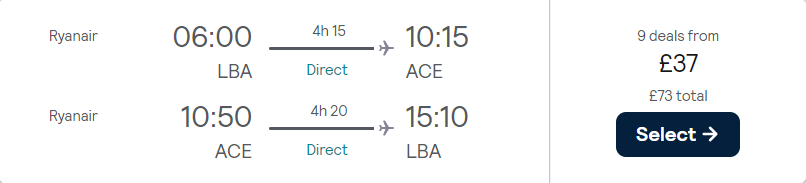 cheap flights to Spain