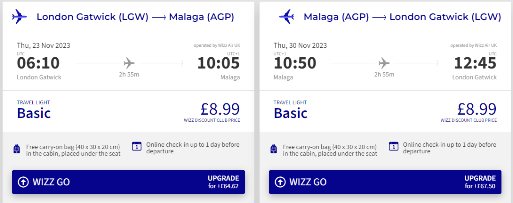 cheap flights to Spain