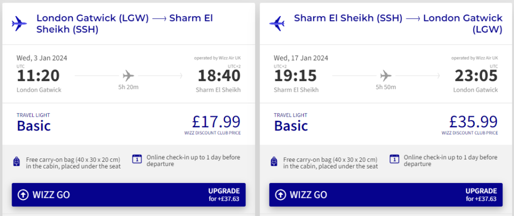 cheap flights to Egypt
