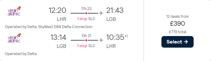 cheap flights to US