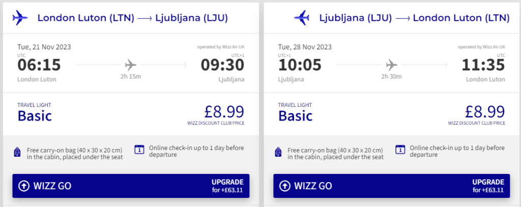 cheap flights to Slovenia