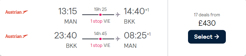 cheap flights to Thailand