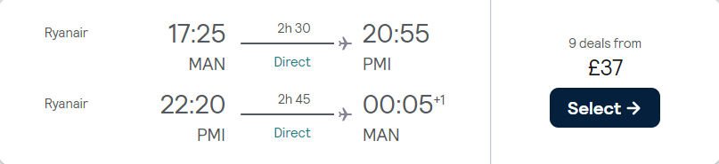cheap flights to Spain
