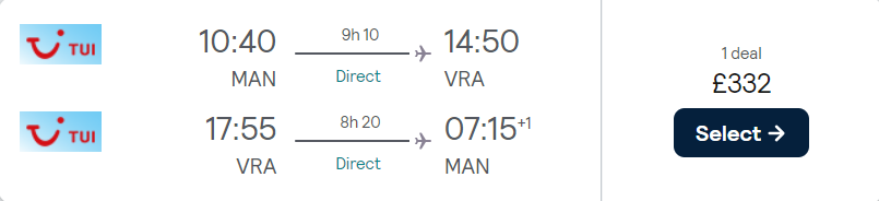 cheap flights TUI