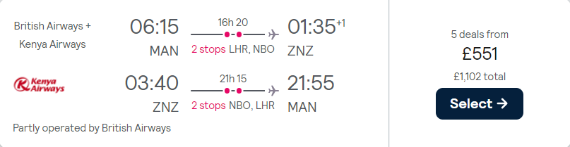 cheap flights to Tanzania