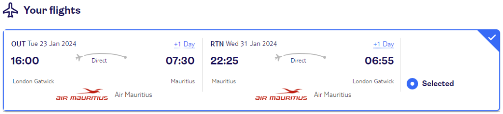holidays in Mauritius