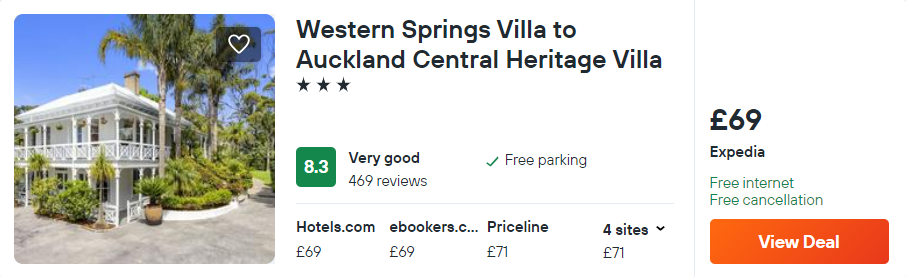 Western Springs Villa to Auckland Central Heritage Villa