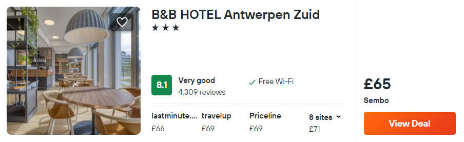 B&B Hotel Antwerpen Zuid