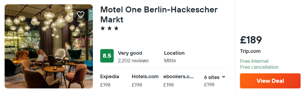 Motel One Berlin-Hackescher Markt