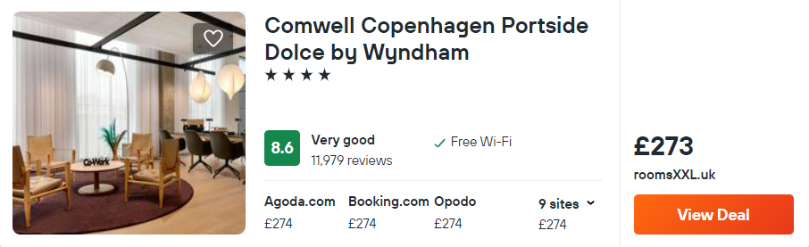 Comwell Copenhagen Portside Dolce by Wyndham
